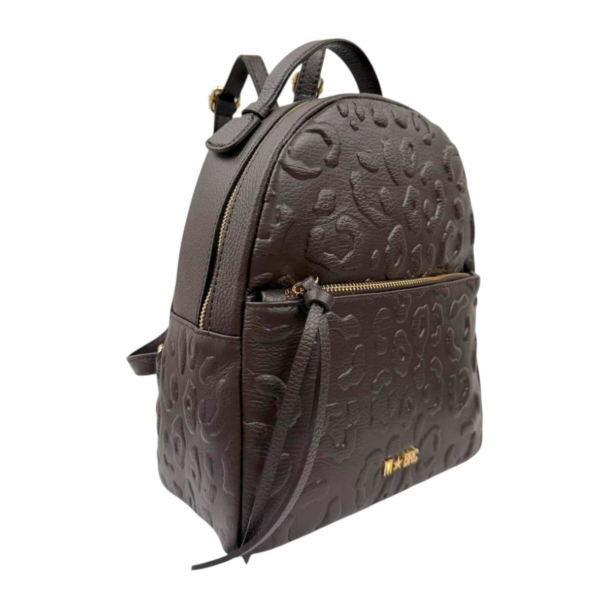M Brc Zaino Donna Linea Print Moro con Tasca Frontale