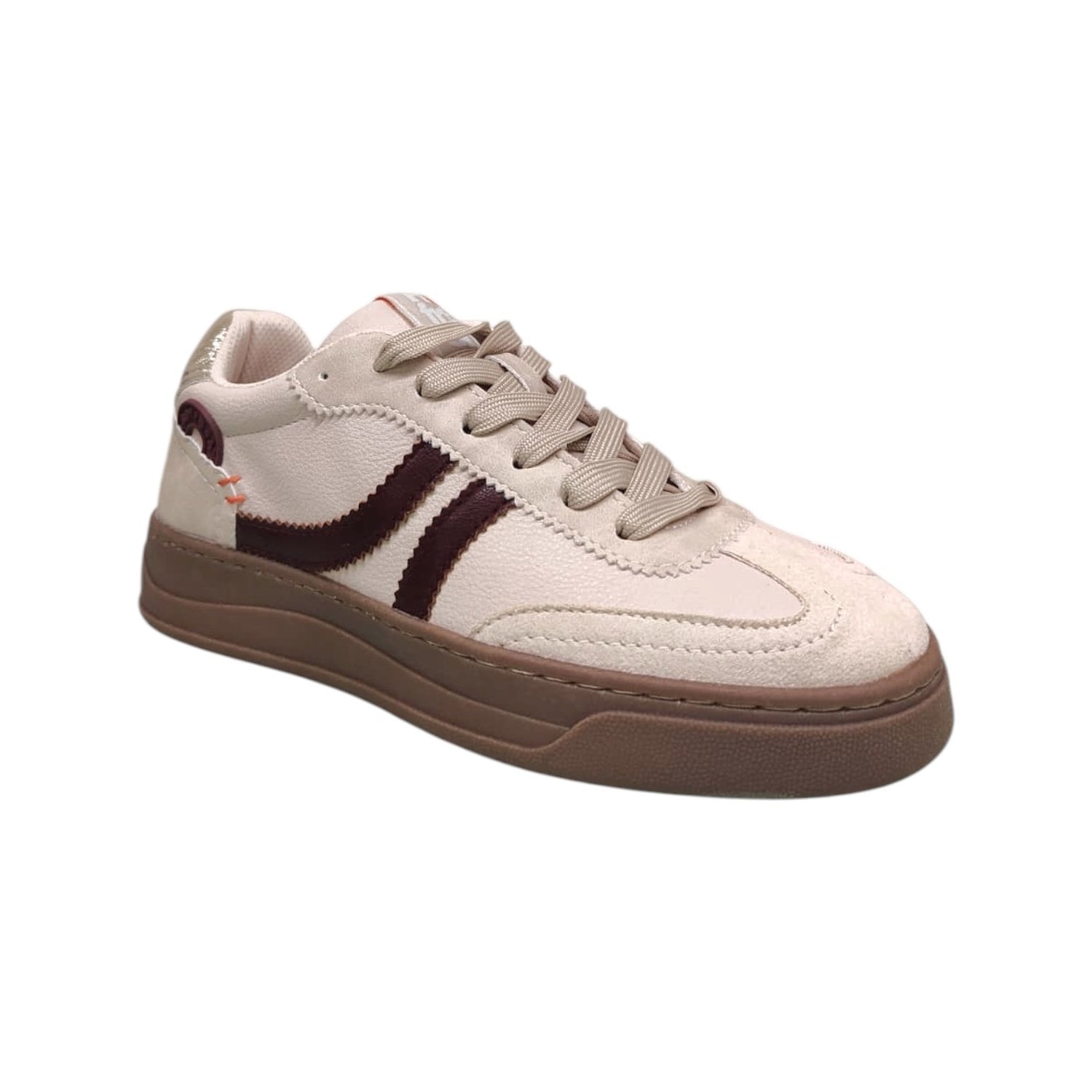 Refresh Sneakers Donna Ghiaccio con Inserto Laminato