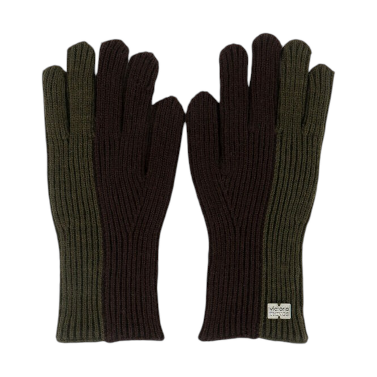 Victoria Set Donna Coordinato Guanti e Cappello Kaki