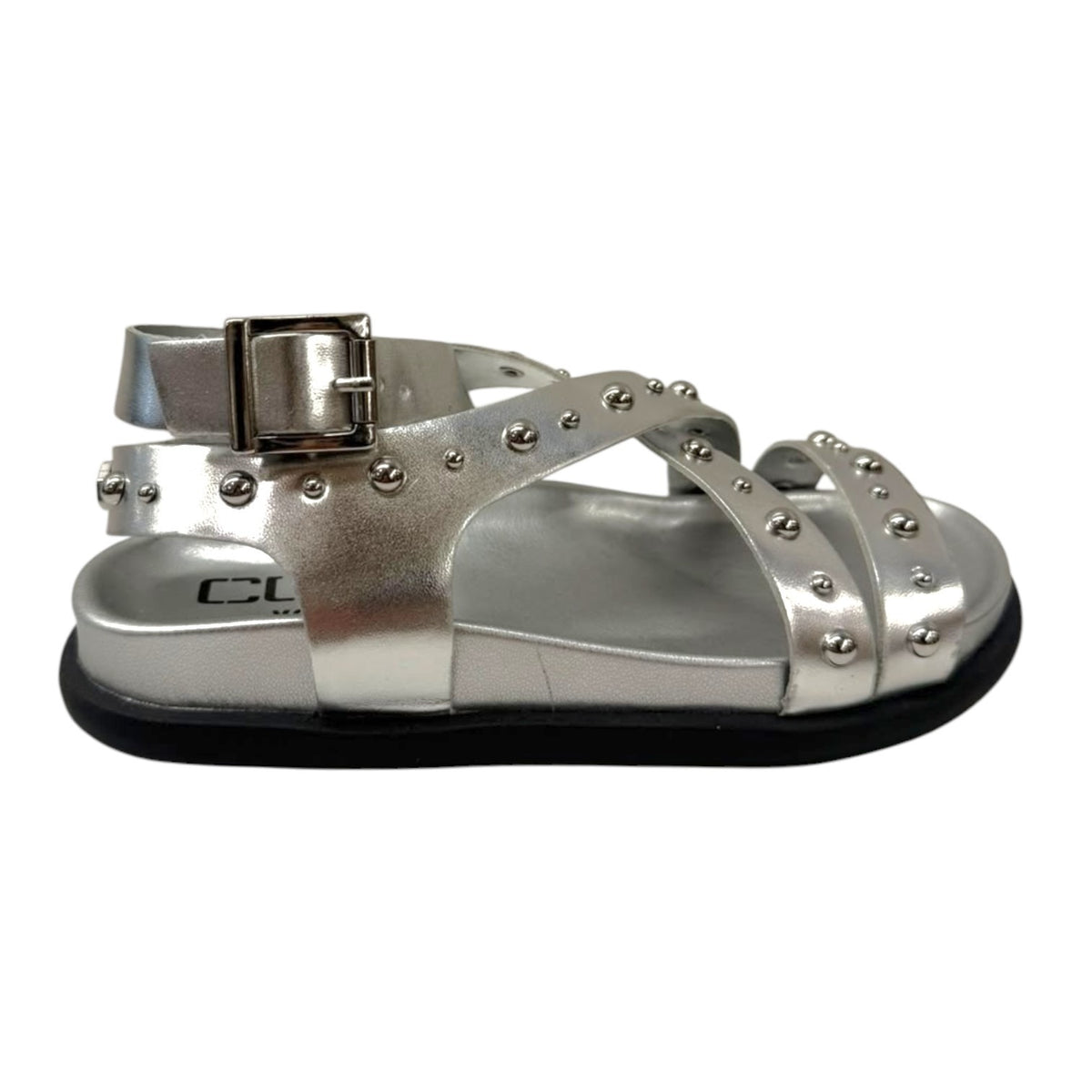 Cult Young Sandalo Bambina Argento con Borchie Numero 35/36/37/38