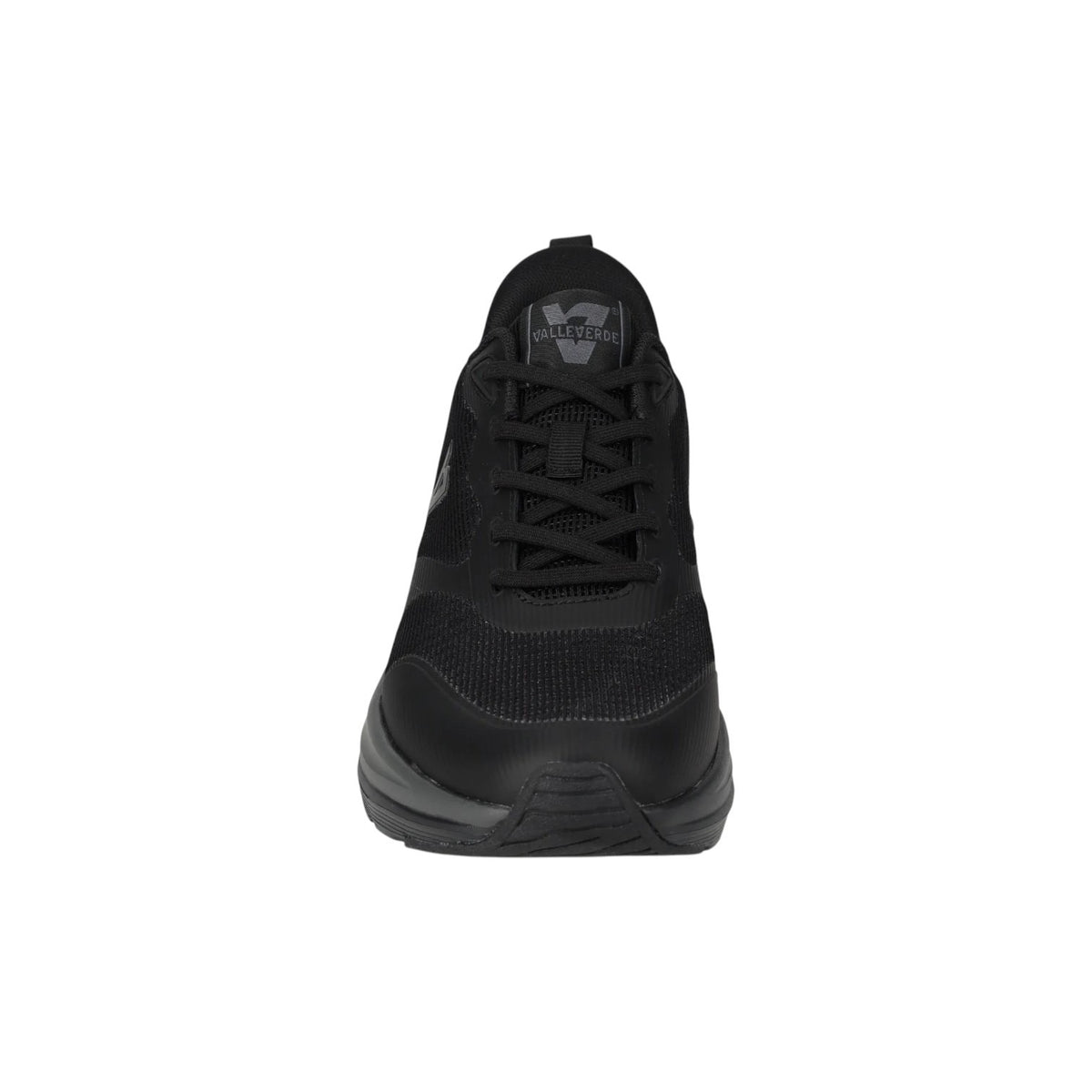 Valleverde Sneakers Uomo in Ecopelle e Tessuto Nera