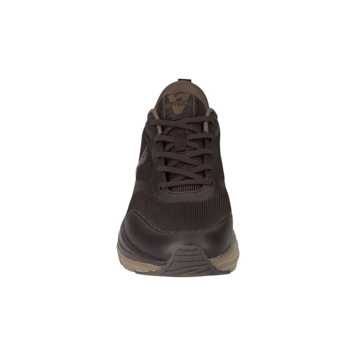 Valleverde Sneakers Uomo in Ecopelle e Tessuto Marrone