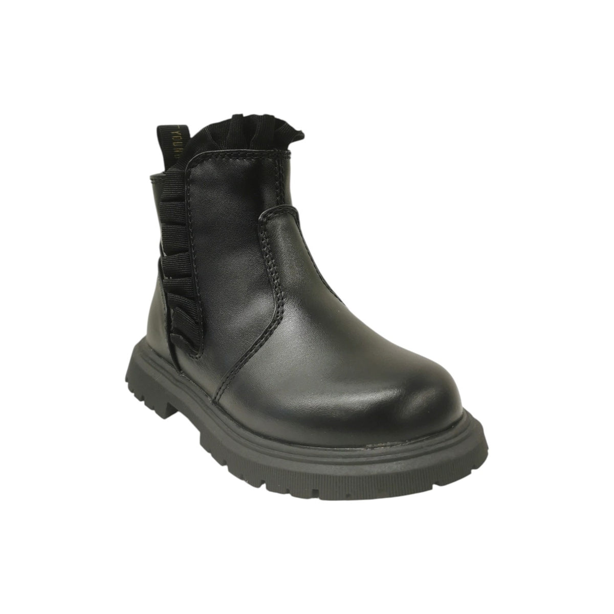 Cult Young Stivaletto Bambina Nero con Rouches
