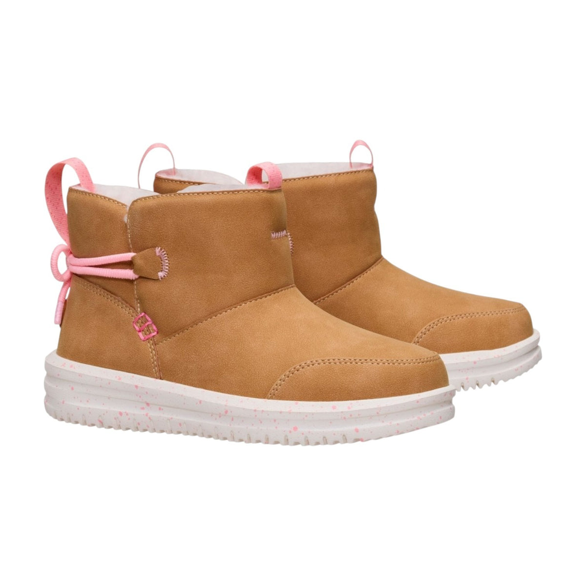 Hey Dude Camden Bow Boot Y Stivaletto Bambina Castagna