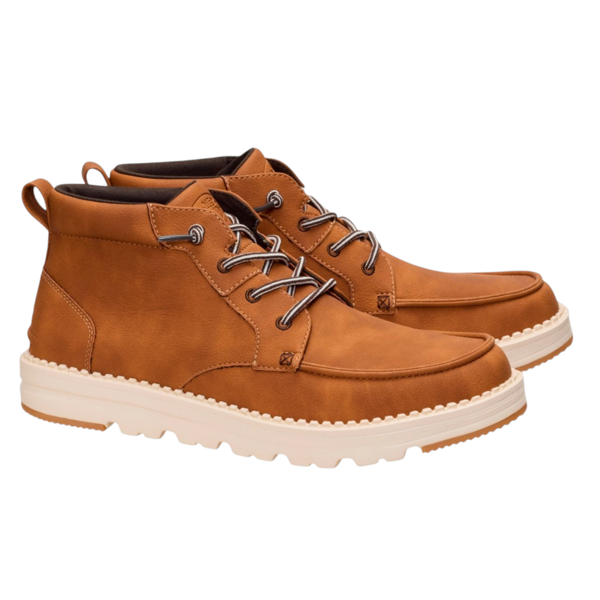 Hey Dude Flint Boot Classic Polacchino Uomo in Ecopelle Tabacco