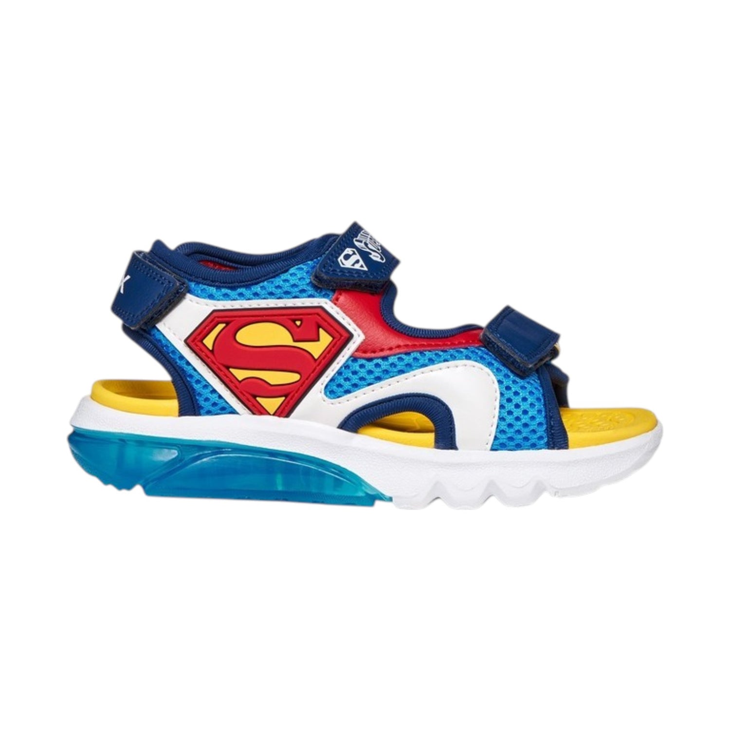 Geox Sandalo Bambino Ciberdron Superman Blu Rosso Numero 24/25/26/27