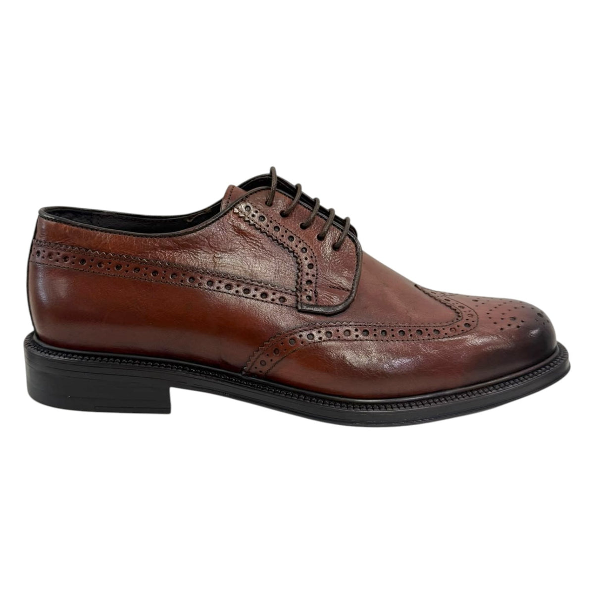 Exton Allacciato Uomo in Pelle Legno Stile Inglese