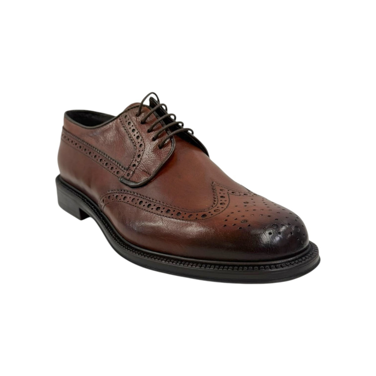 Exton Allacciato Uomo in Pelle Legno Stile Inglese