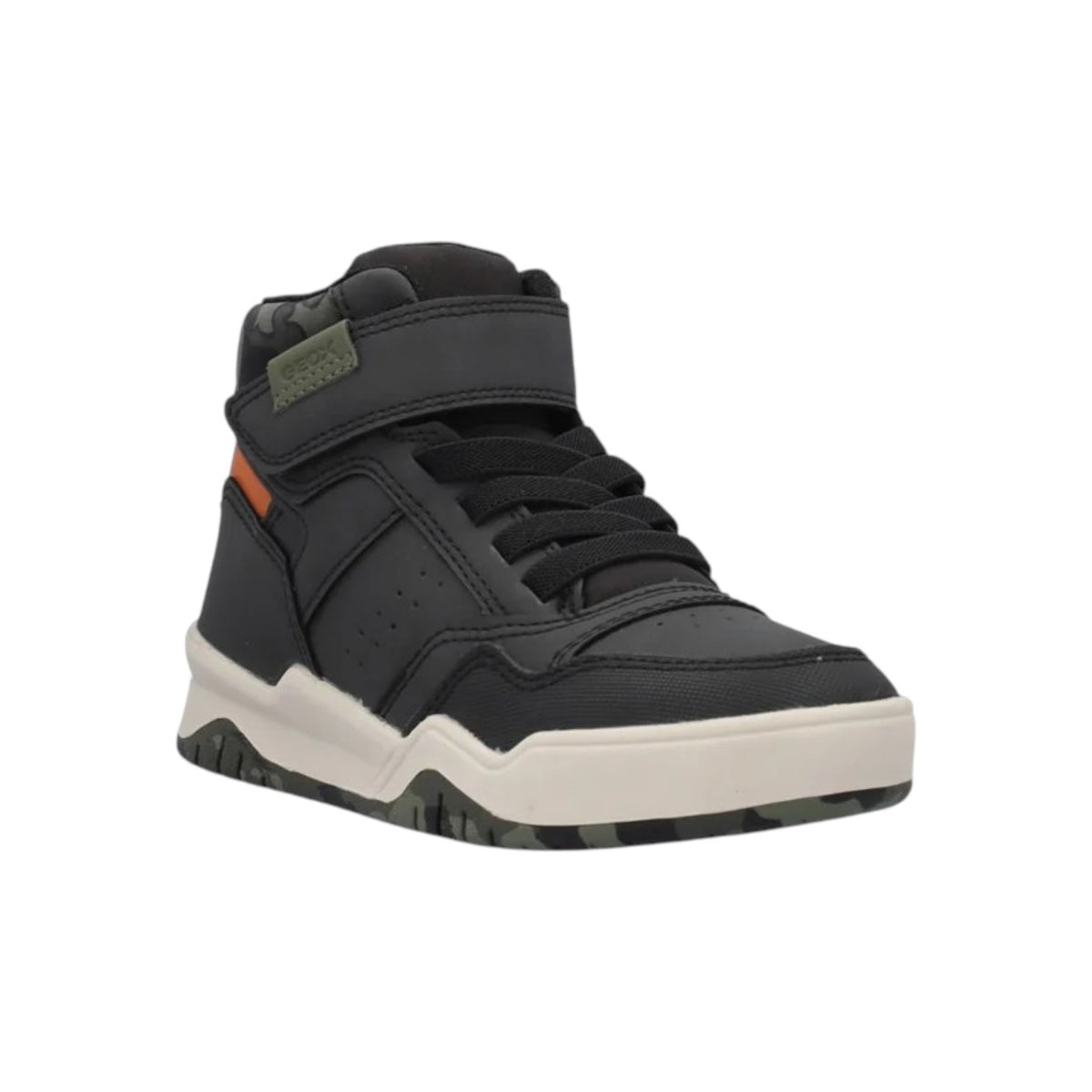Geox Sneakers Alta Perth Bambino Nero Camouflage