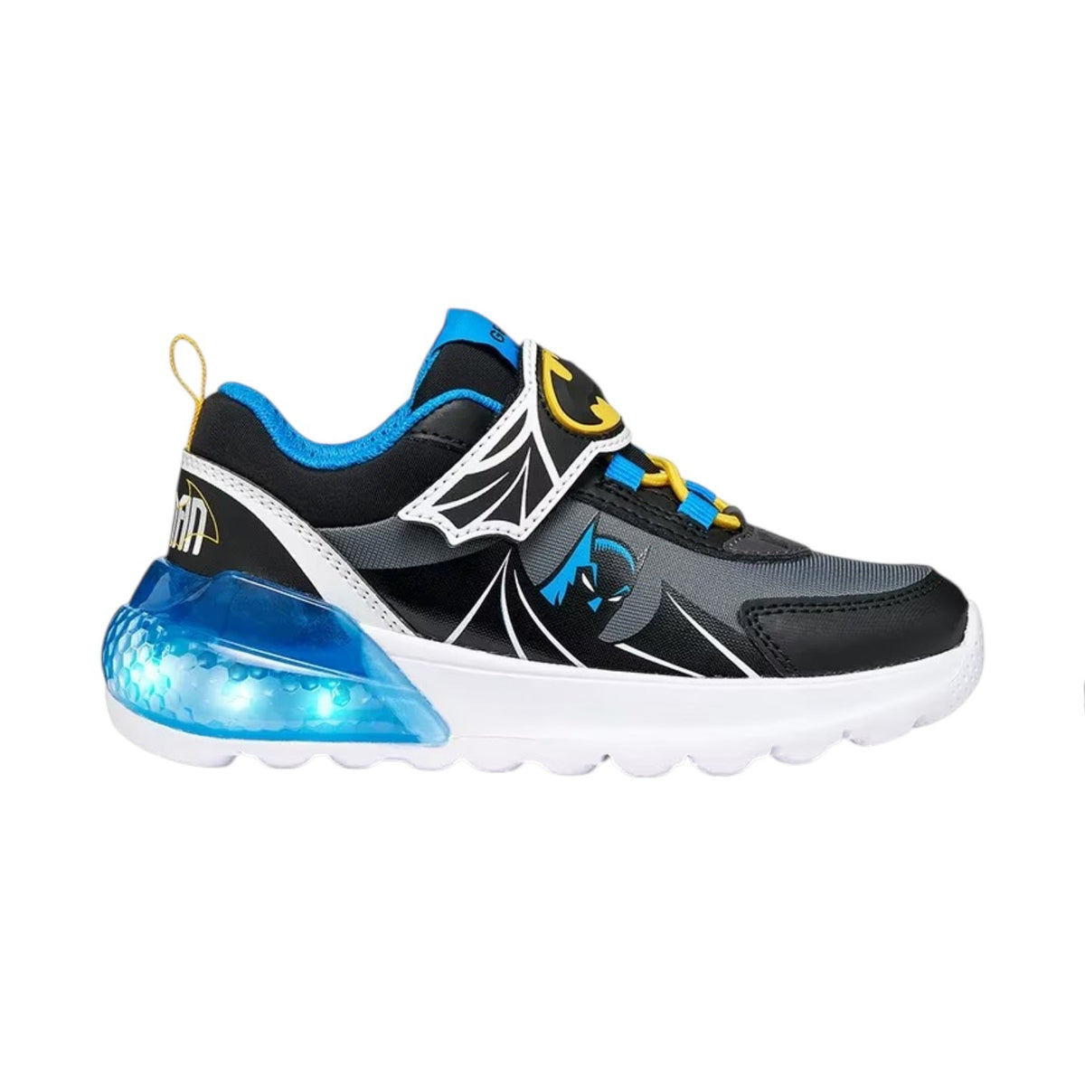 Geox Sneakers Bambino Batman Nero Blu con Luci