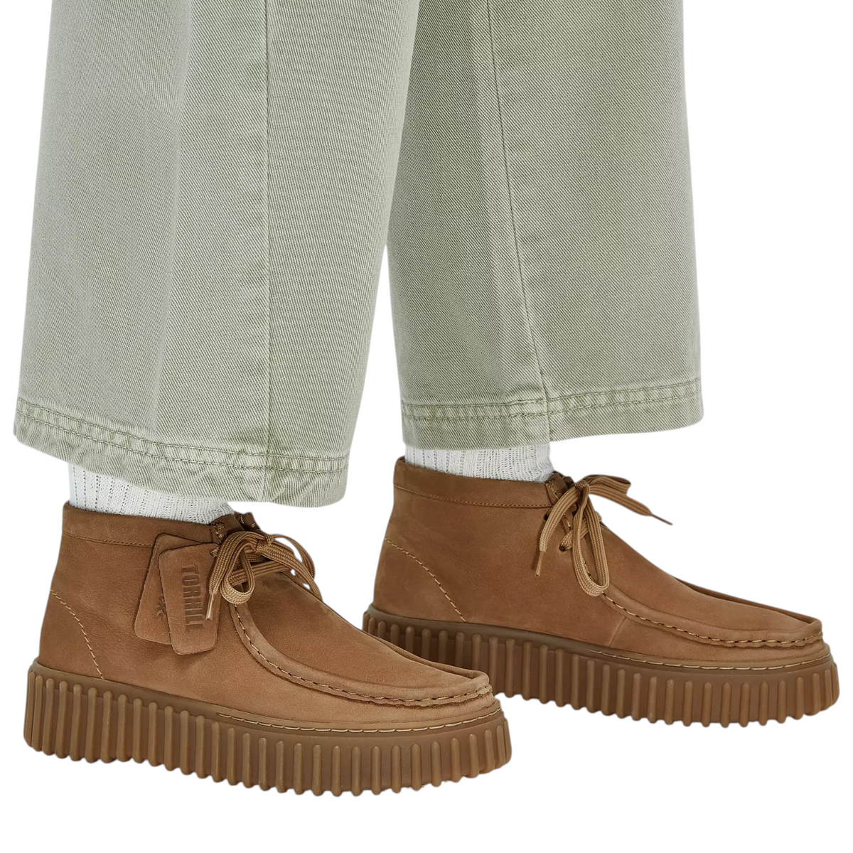 Clarks Torhill Moss Polacchino Donna in Nabuck Cuoio