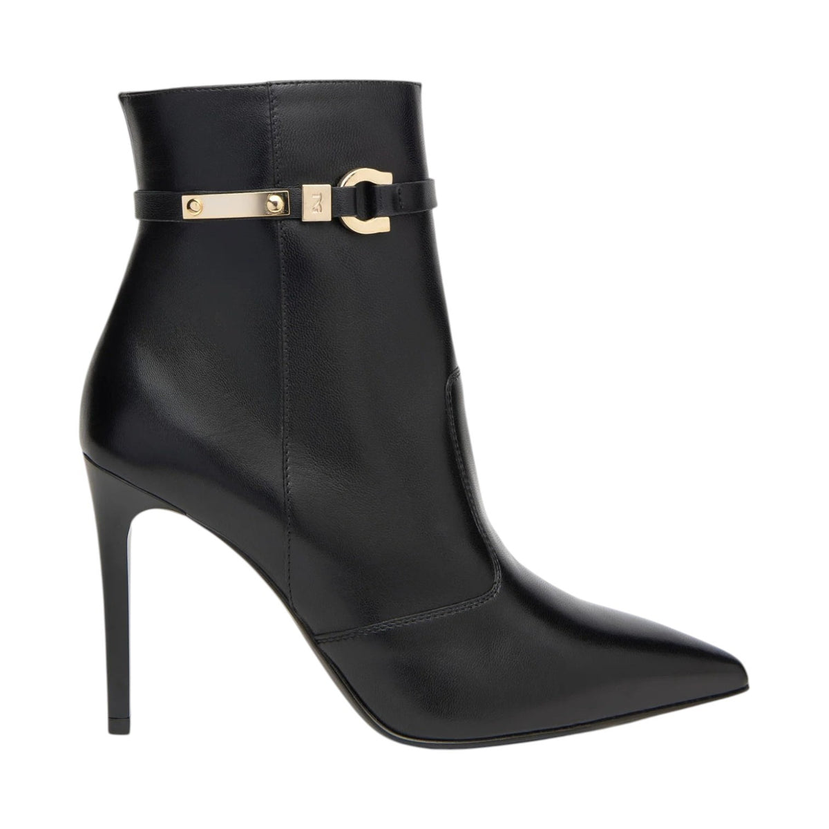 Nero Giardini Tronchetto Donna Nero a Punta e Tacco a Stiletto Alto 100mm