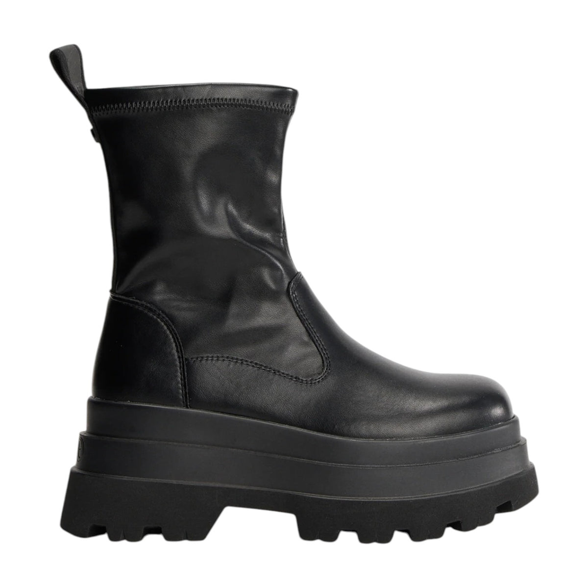 Buffalo Jupiter Sock Boot Stivaletto Donna Platform Nero