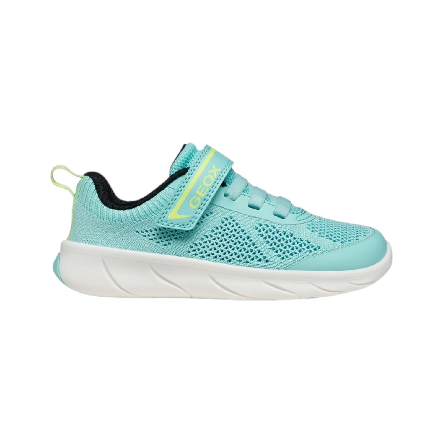 Geox Sneakers Bambina Foot-Run Junior in Tessuto Acquamarina Numero 27