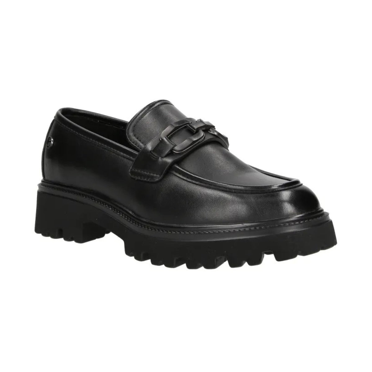 Keys Mocassino Donna Nero in Ecopelle con Morsetto