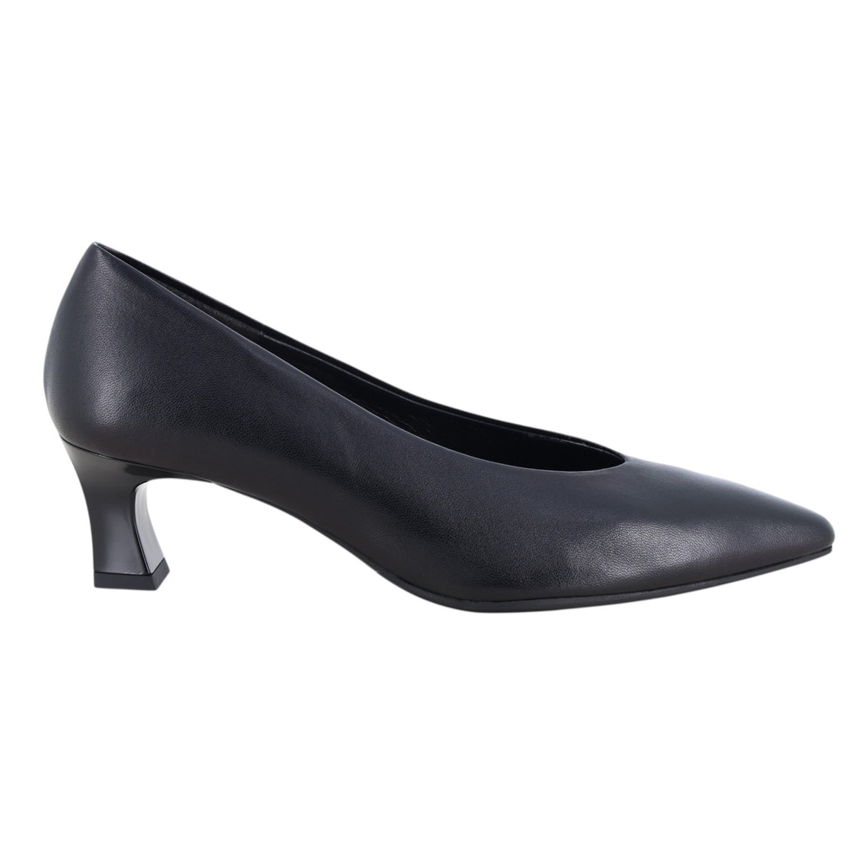 Melluso Dècollettè Donna Nero in Pelle con Tacco Alto 50mm