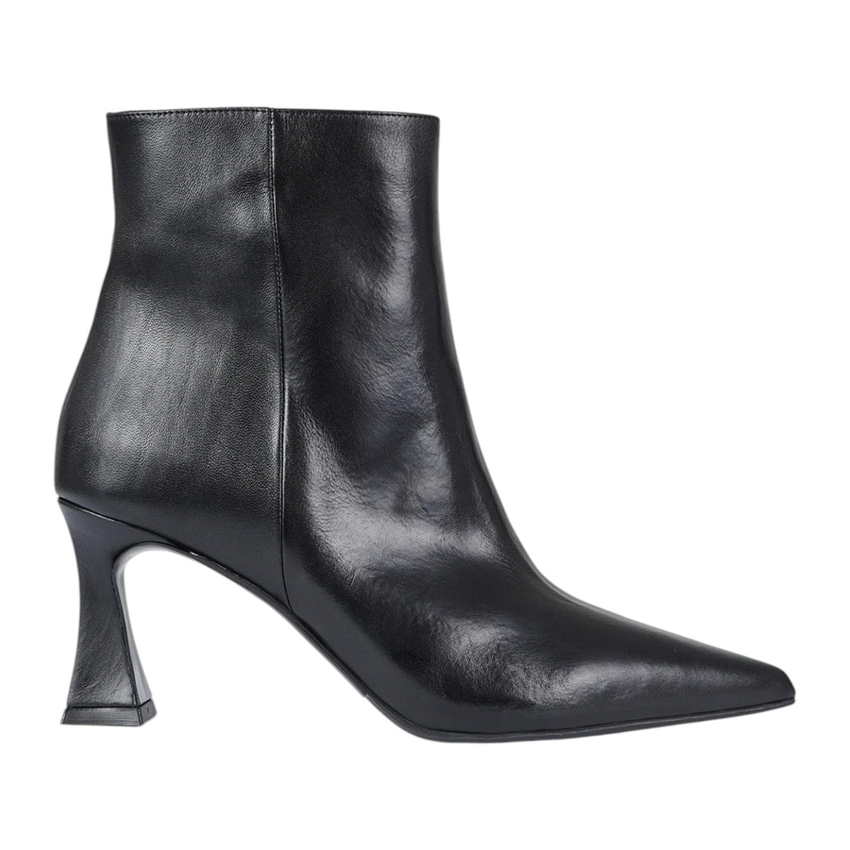Albano Tronchetto Donna Nero in Pelle con Tacco Alto 75mm