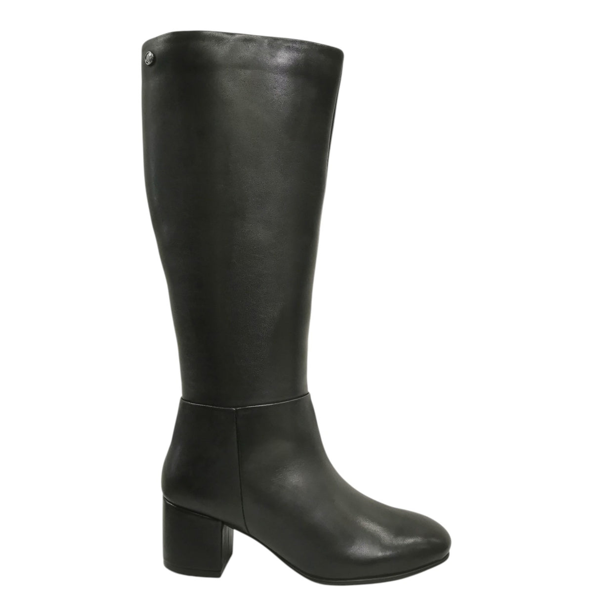 Janet&Janet Stivale Donna Nero in Pelle con Tacco Largo Alto 55mm