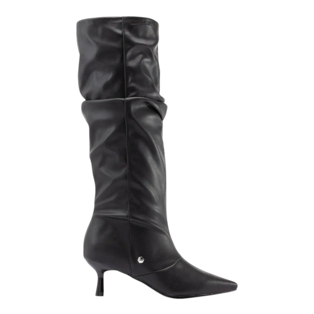 Cult Stivale Donna Nero in Ecopelle con Tacco Sottile Alto 50mm