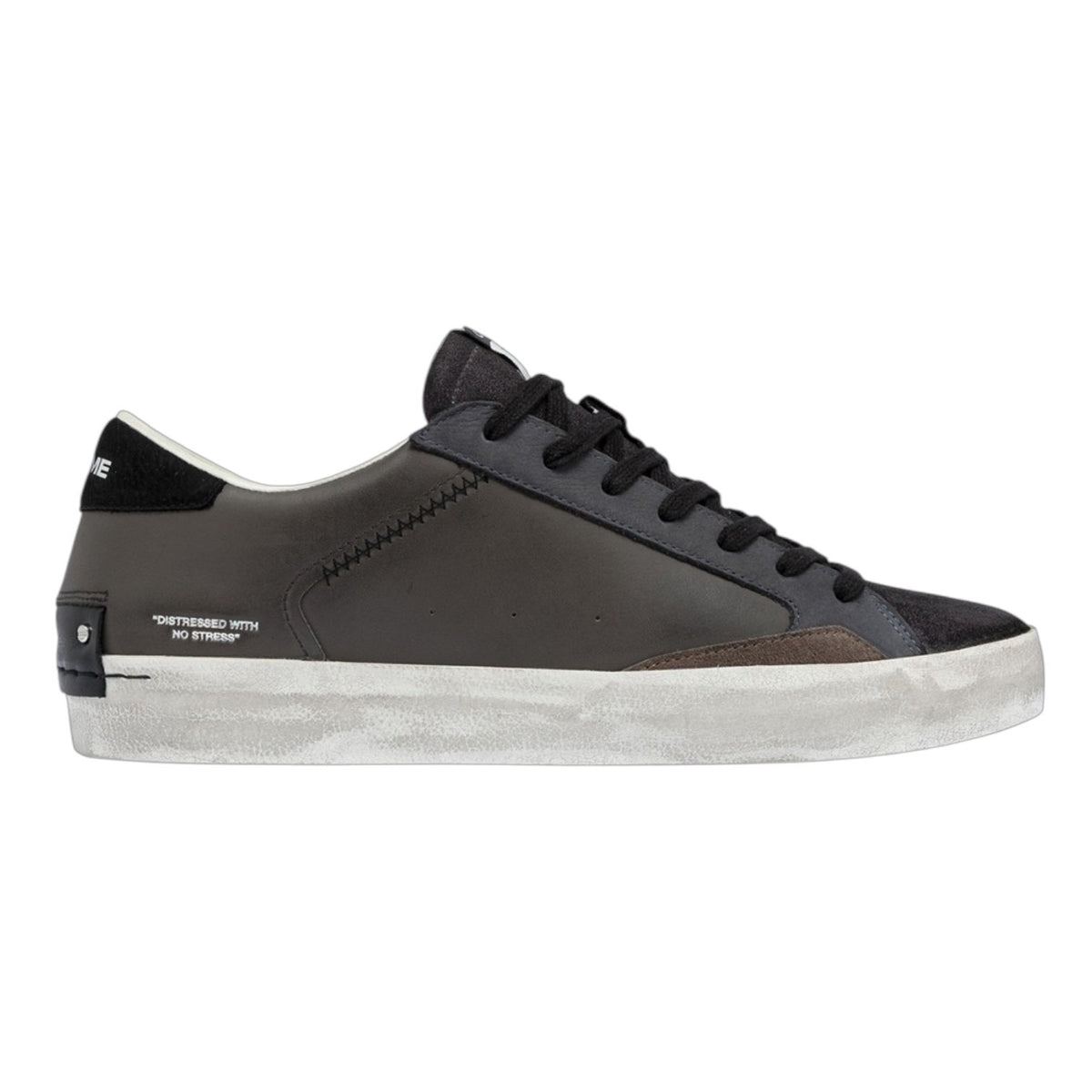 Crime London Sneakers Uomo Grigia Distressed Matters