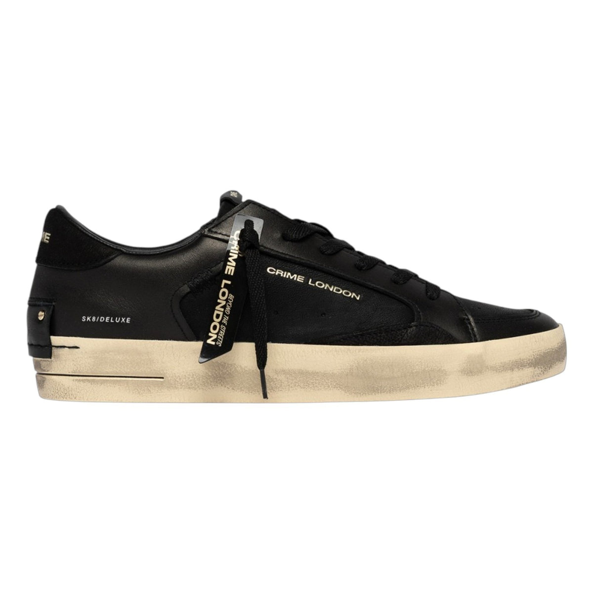 Crime London Sneakers Uomo Nera SKATE Shadow