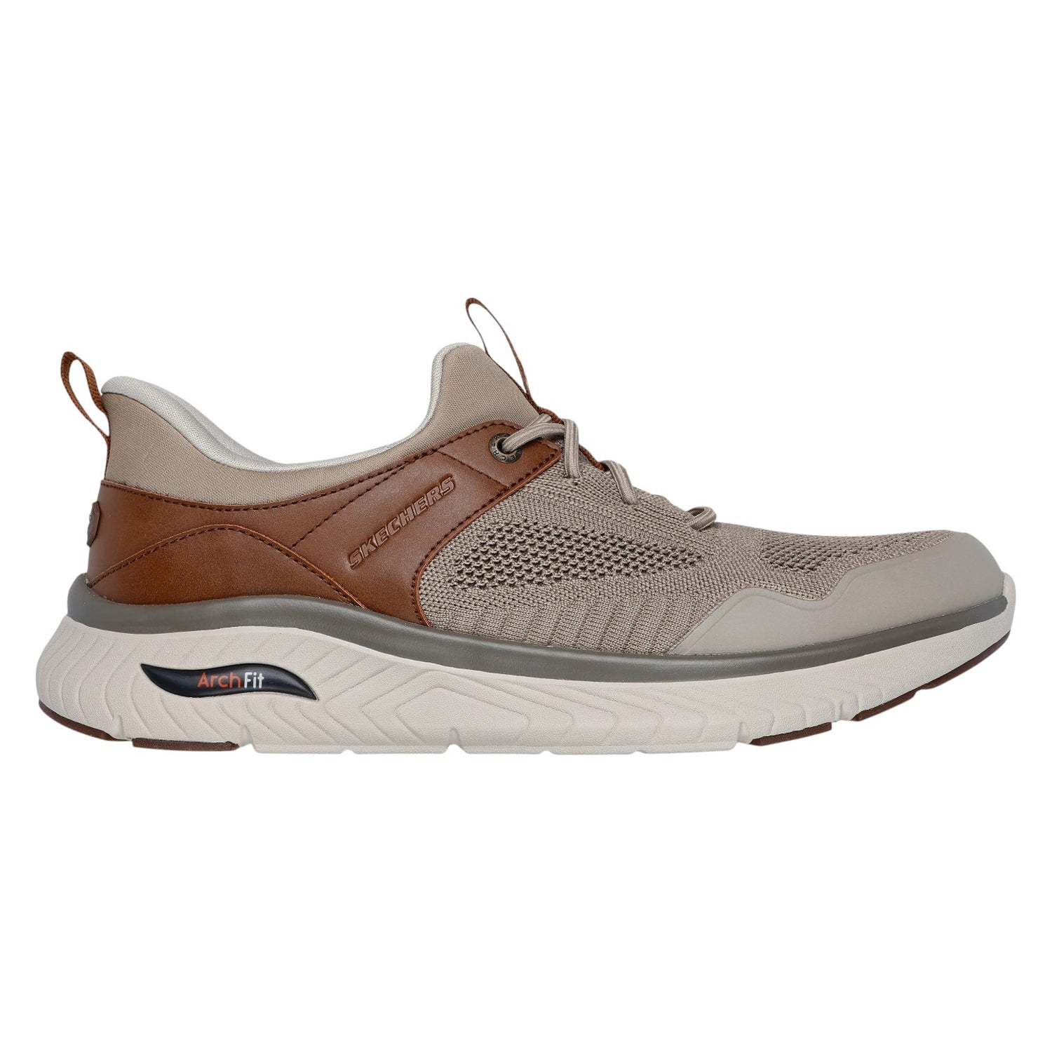 Skechers Slip-ins Uomo Tortora Marrone Relaxed Fit: Arch Fit Crosser - Emeric