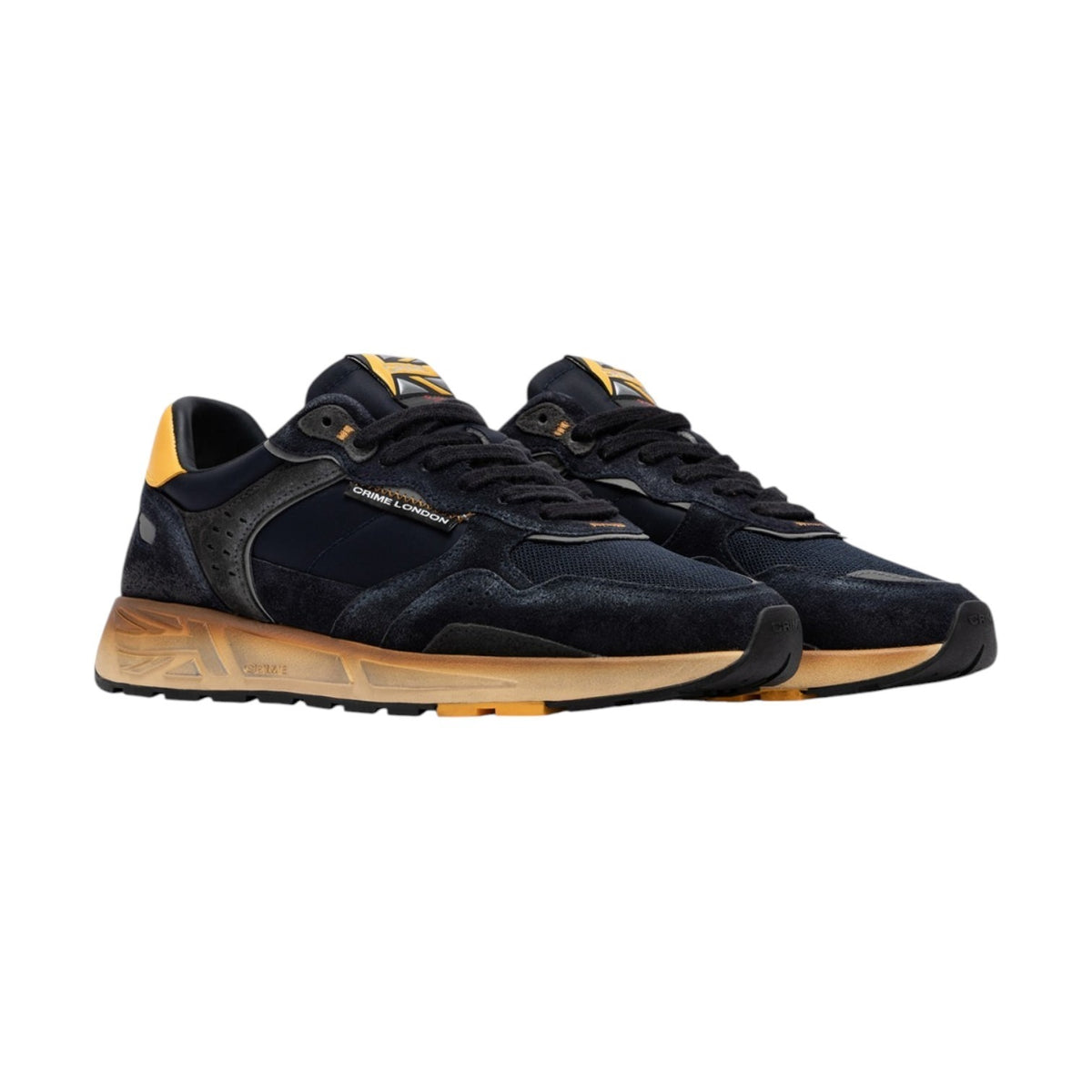 Crime London Sneakers Uomo Blu Giallo Rush Bolt