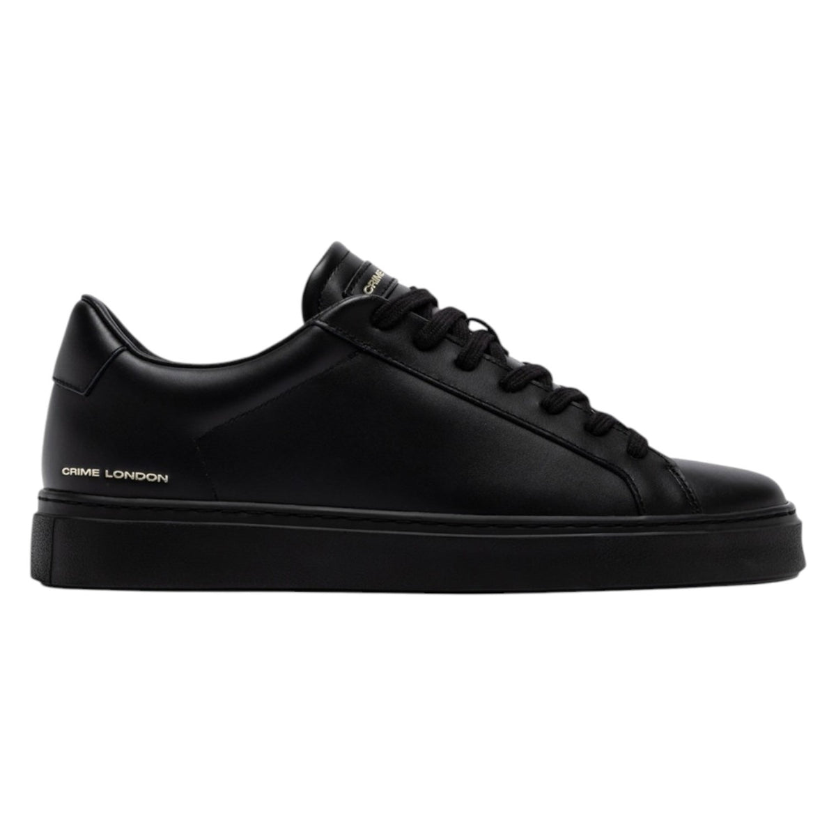 Crime London Sneakers Uomo Nera in Pelle Superlight Dusk