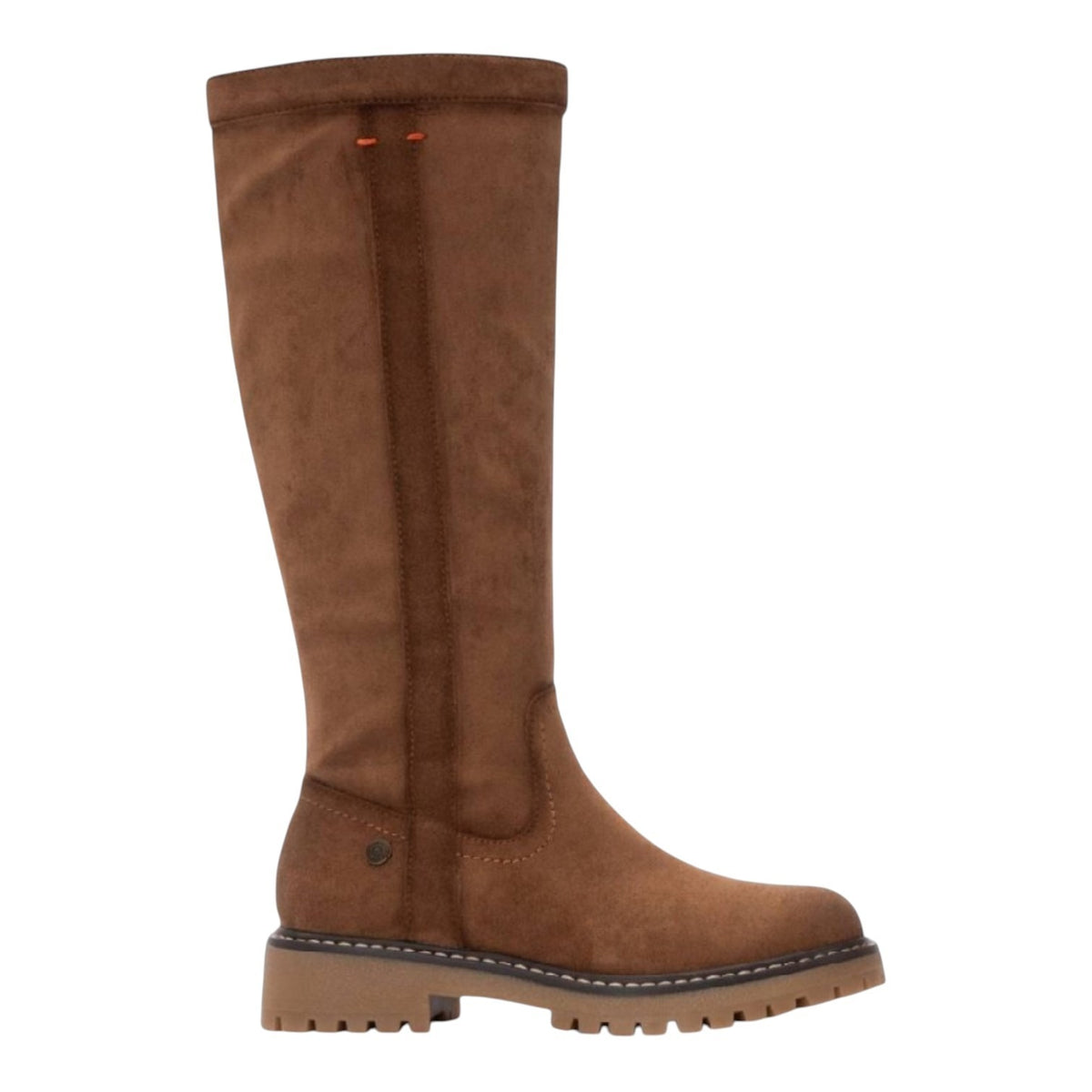 Refresh Stivale Donna in Camoscio Cammello
