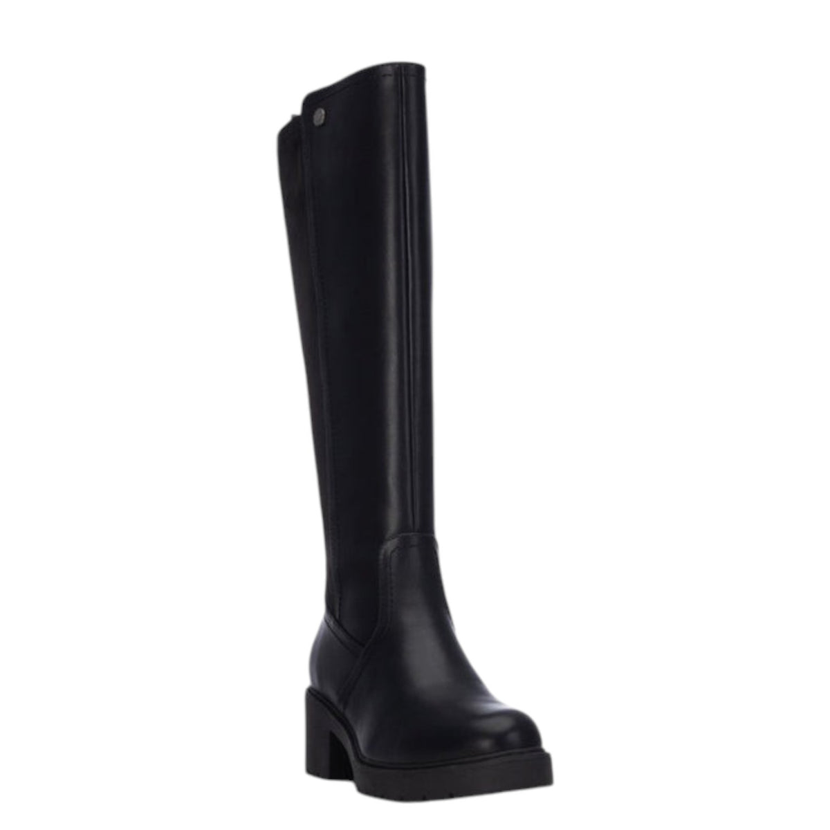Refresh Stivale Donna in Camoscio e Ecopelle Nero con Tacco Alto 60mm
