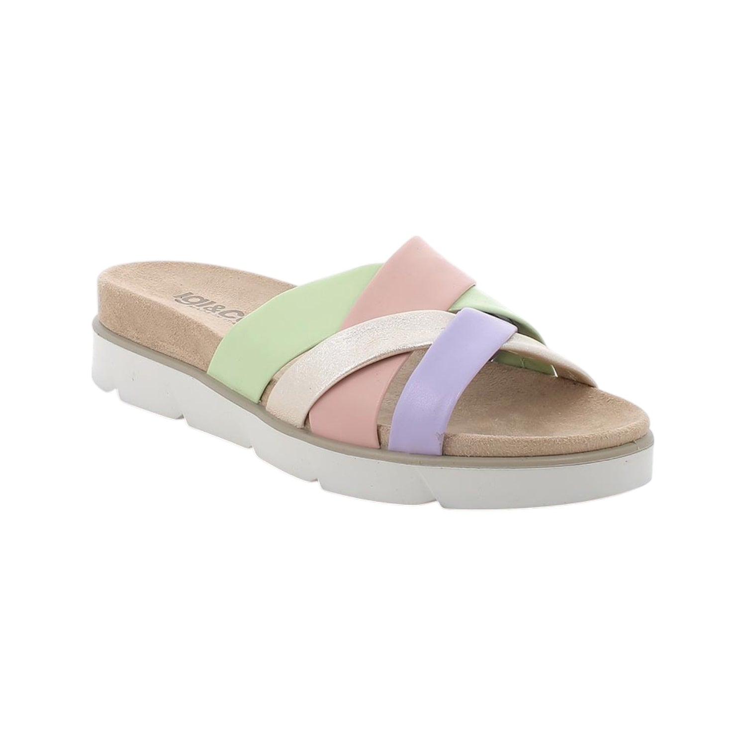 Igi&Co Ciabatta Donna in Ecopelle Pistacchio Beige