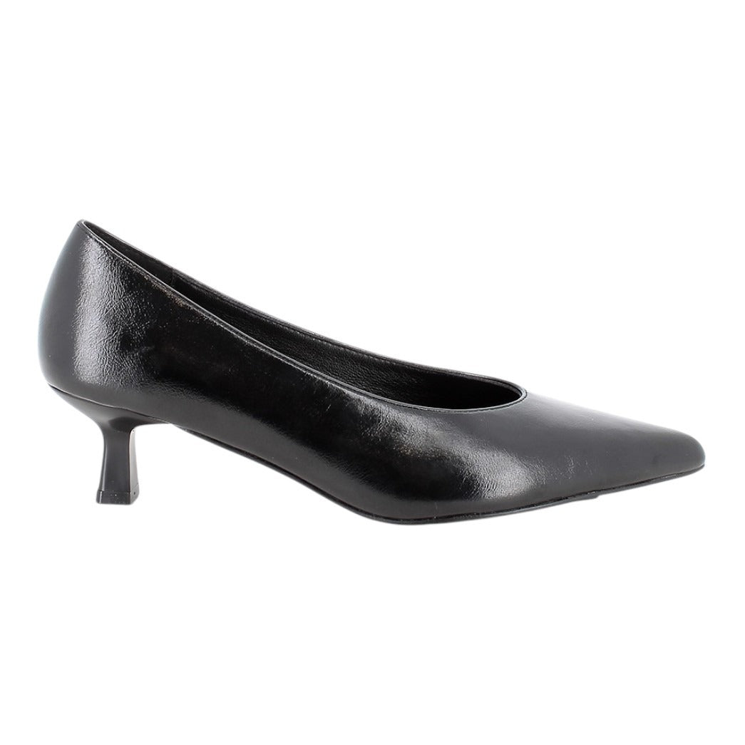Igi&Co Dècollettè Donna in Ecopelle Nera con Tacco Stiletto Alto 50mm