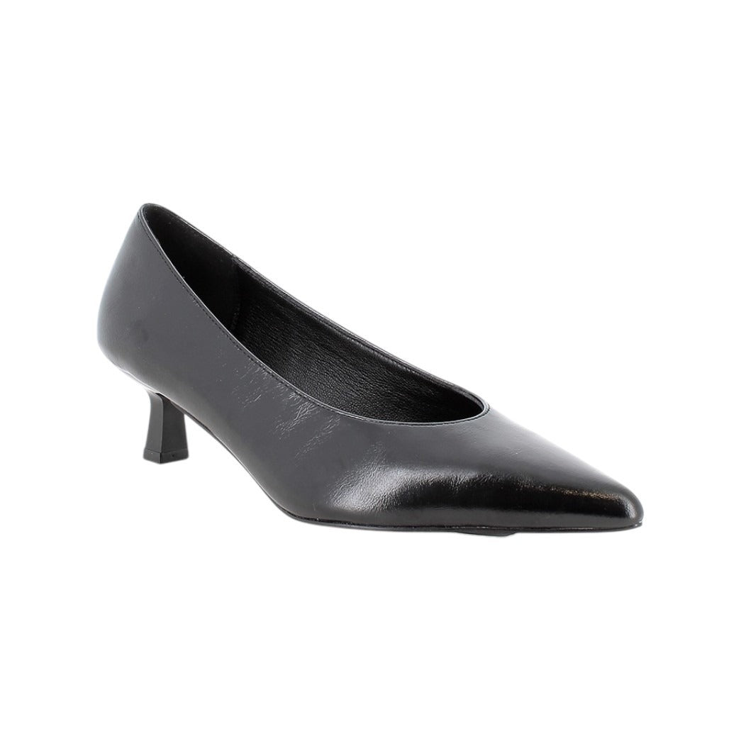 Igi&Co Dècollettè Donna in Ecopelle Nera con Tacco Stiletto Alto 50mm