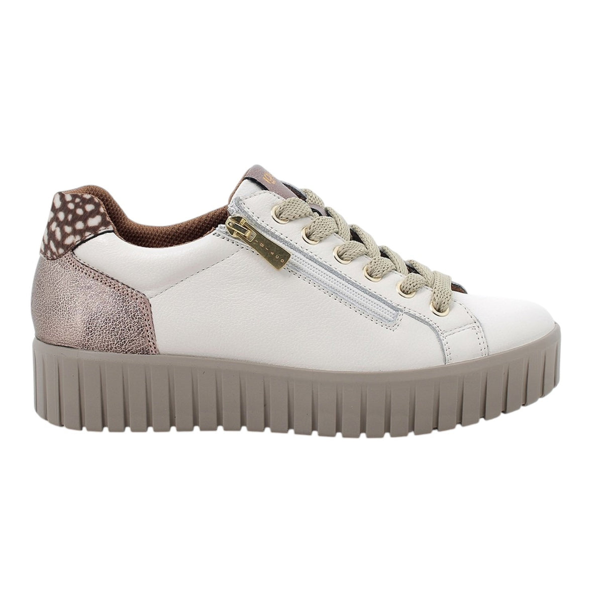 Igi&Co Sneakers Donna in Pelle Bianco Grigio