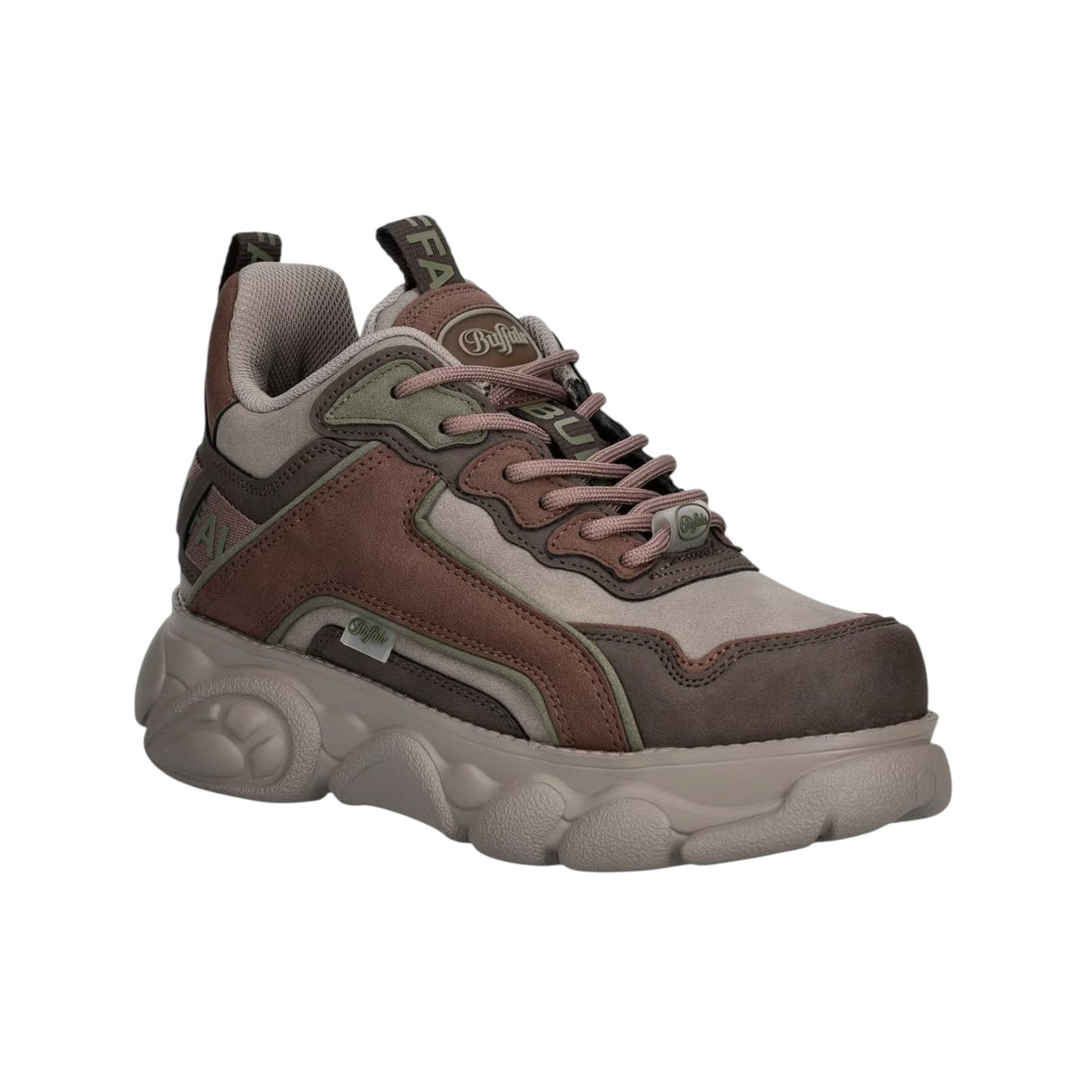 Buffalo Cld Chai Sneakers Donna Platform Marrone Kaki