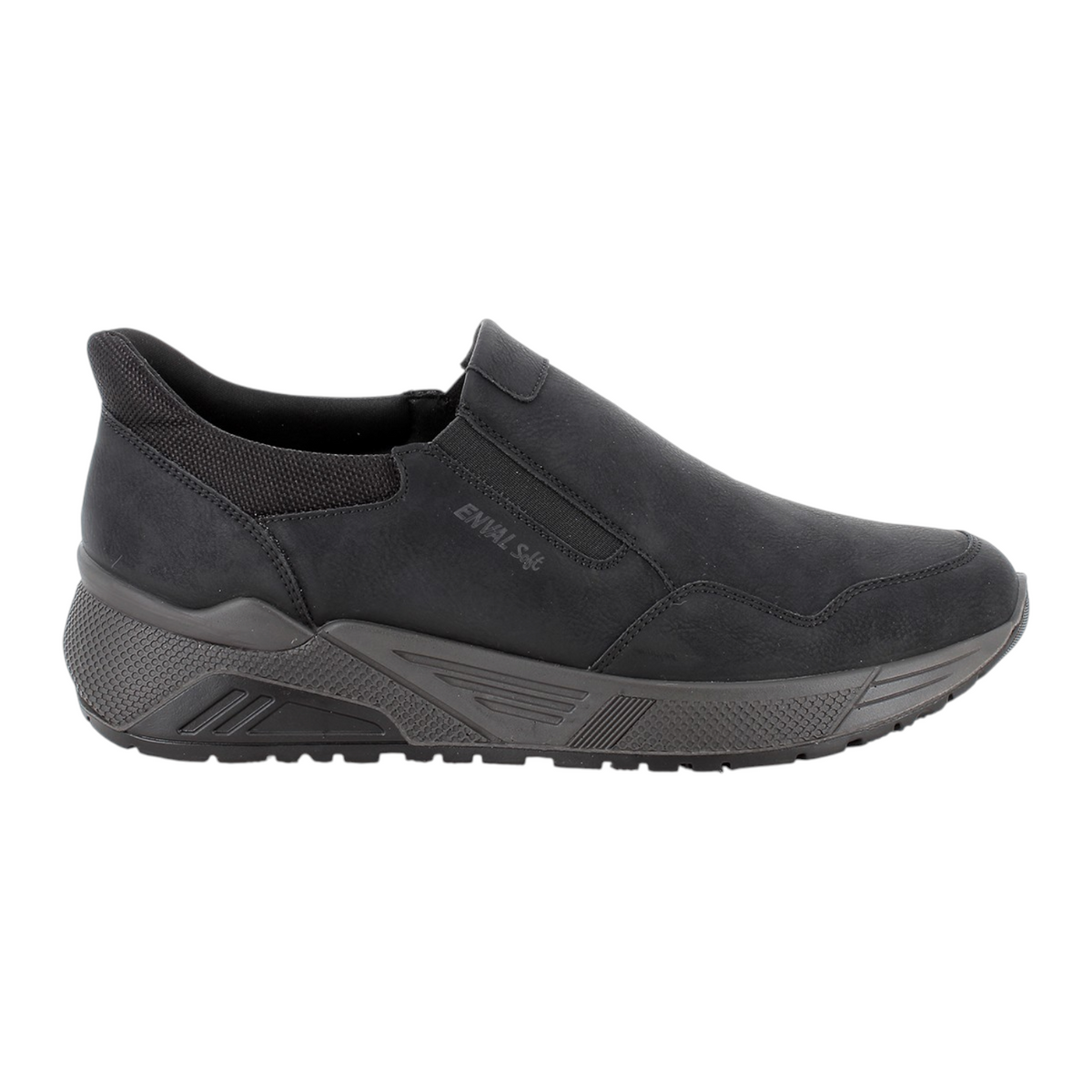 Enval Soft Slip On Uomo Nero in Pelle