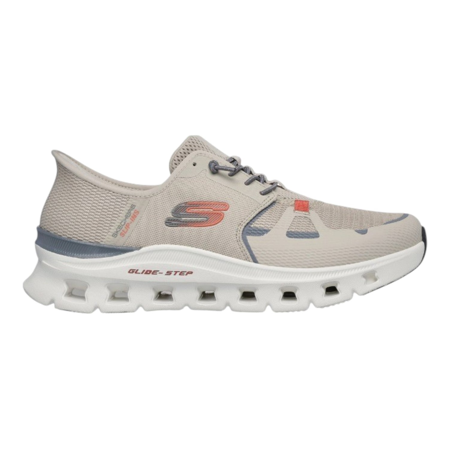 Skechers Slip-ins Uomo Tortora Arancio: Glide-Step Pro