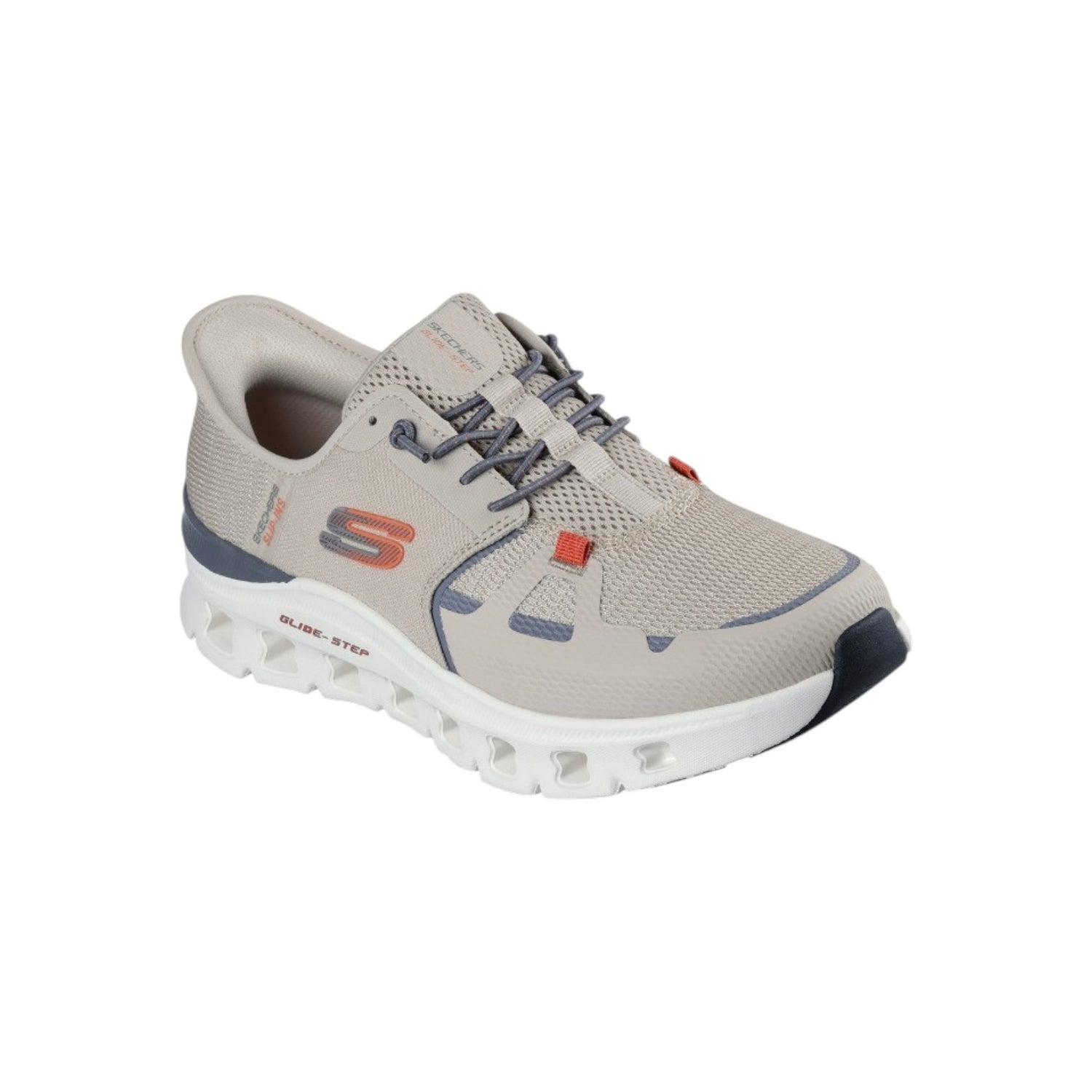 Skechers Slip-ins Uomo Tortora Arancio: Glide-Step Pro