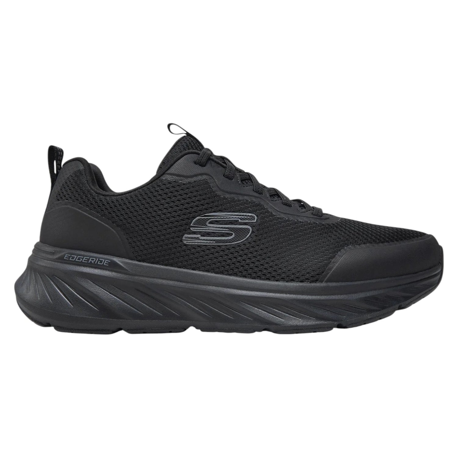 Skechers Slip On Uomo Nera Edgeride - Rekze