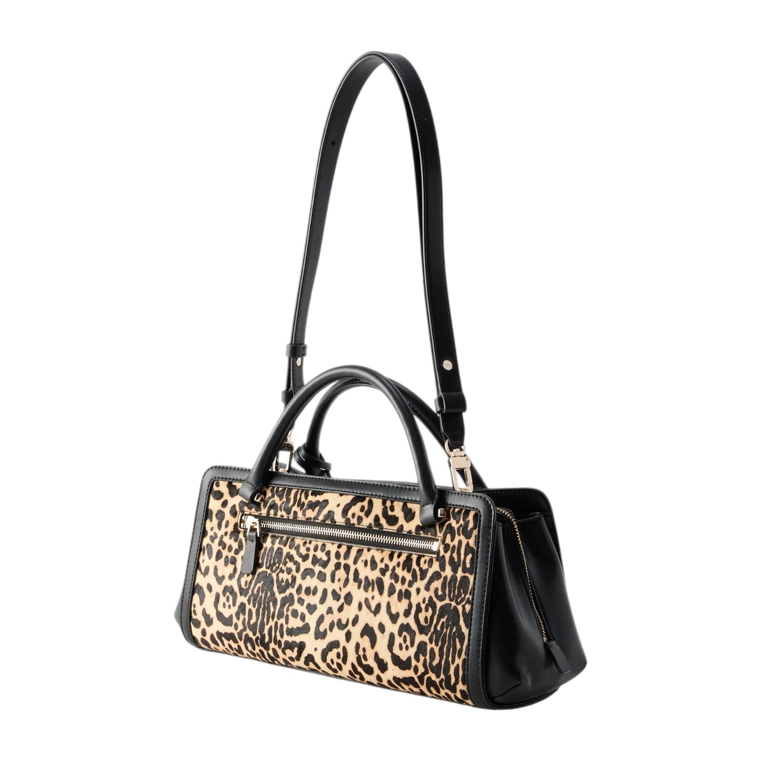 Guess Borsa a Mano Donna in Ecopelle Leopardata con Tracolla