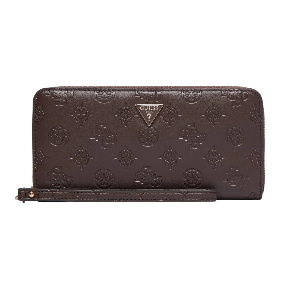 Guess Portafoglio Donna Cioccolato Logo Diana