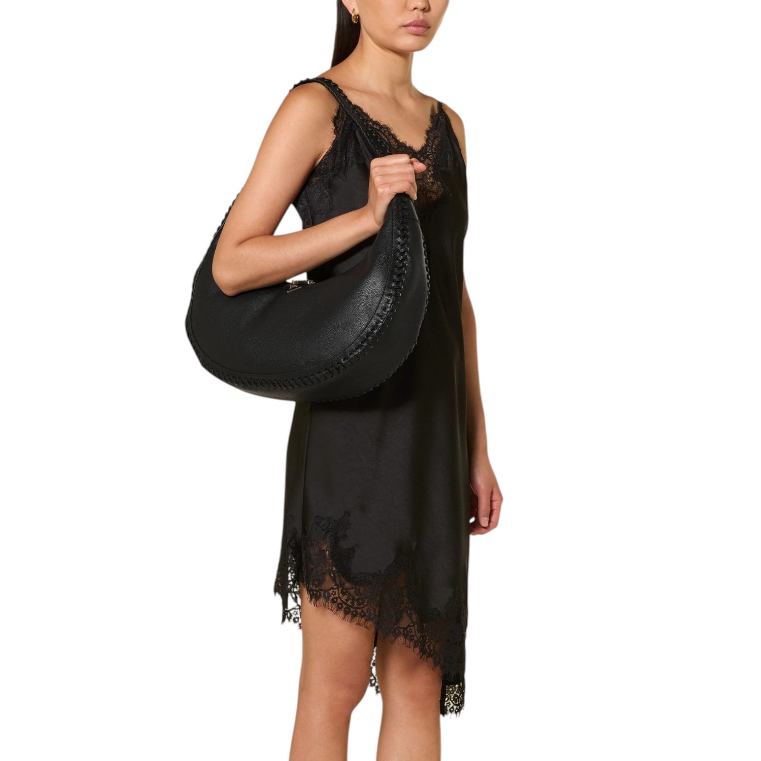Guess Mezzaluna Grande Donna Nera Petra