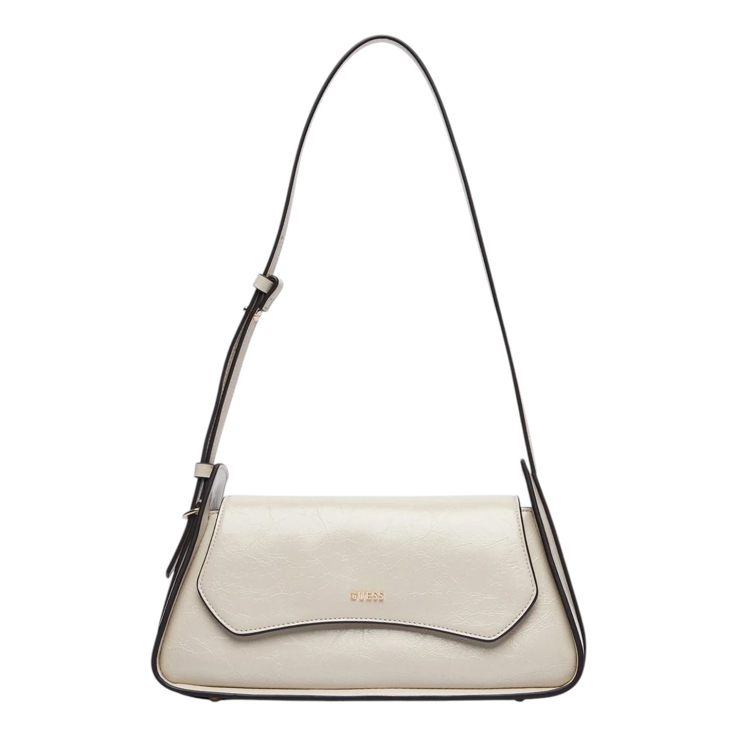 Guess Borsa a Spalla Donna Xena in Ecopelle Tortora Chiaro