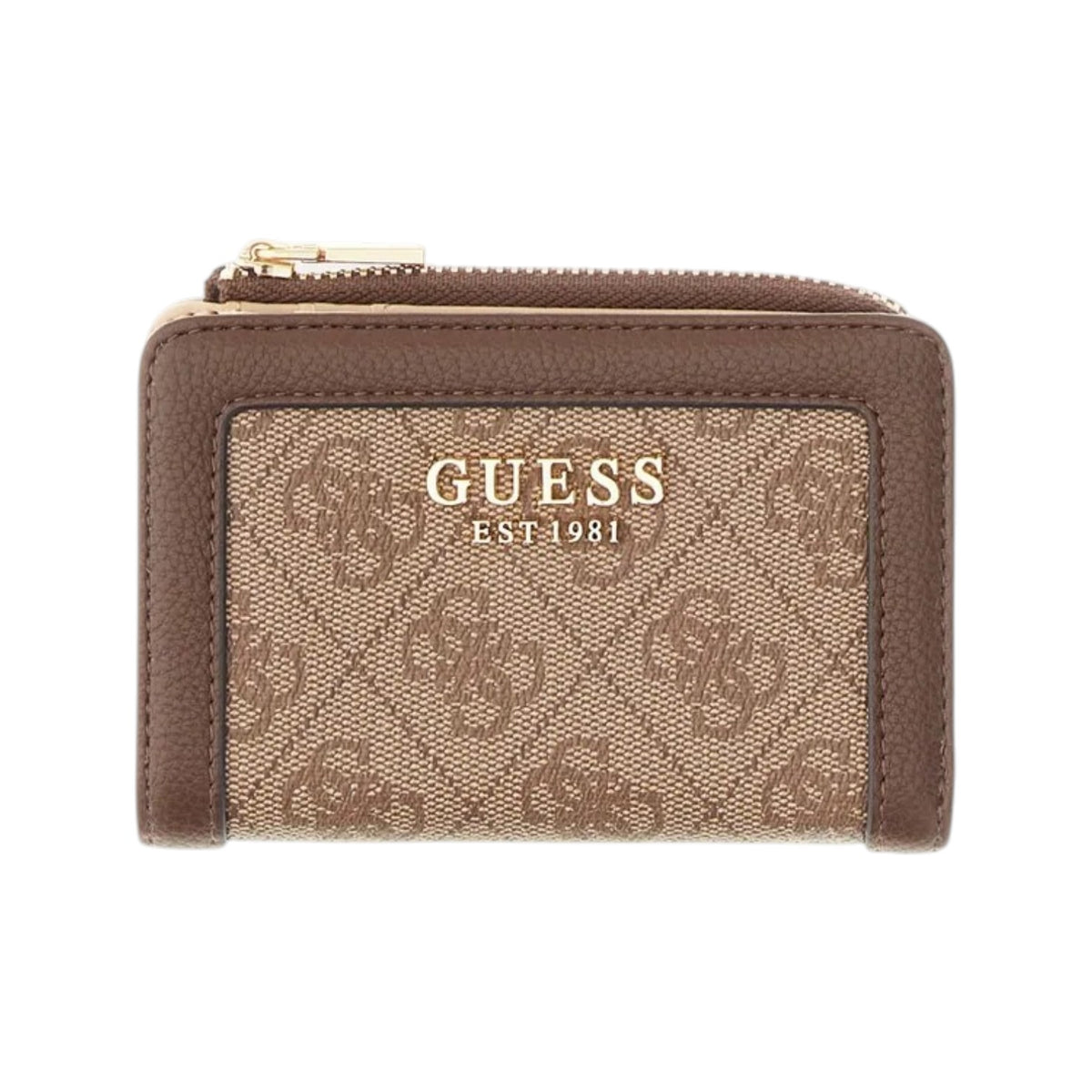 Guess Portafoglio Donna Piccolo Lindsey Latte Logo