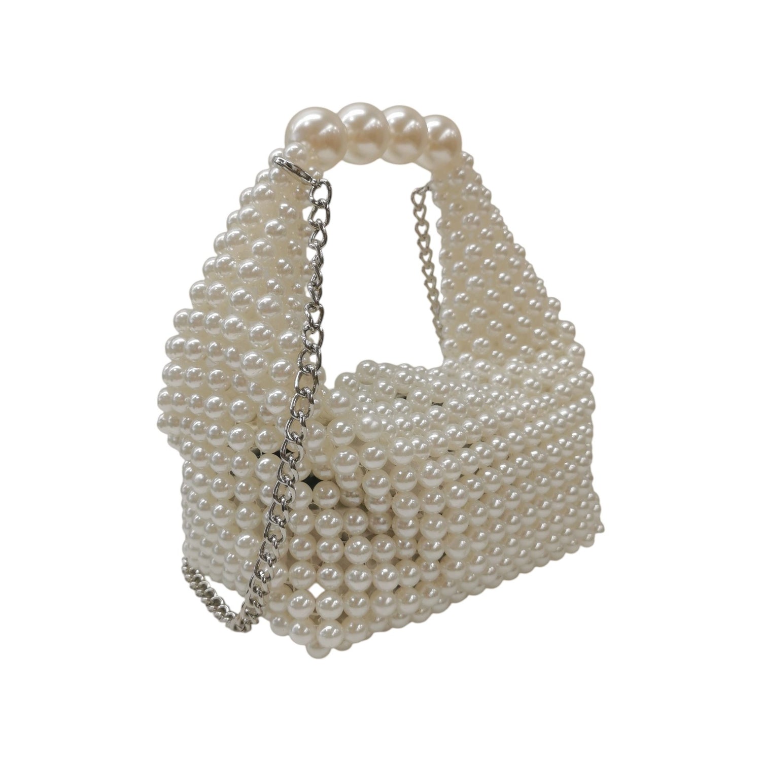 M Brc Borsa a Mano Donna Perla con Tracolla Linea Queen